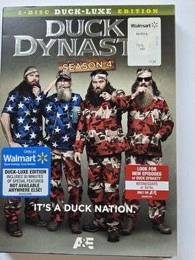 NEW SEALED DUCK DYNASTY SEASON 4 - Duck-Luxe Special Edition On DVD A&E Original
